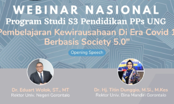 Webinar Nasional Program Studi S3 Pendidikan PPs UNG