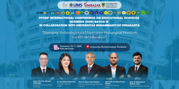 PPSDP INTERNATIONAL CONFERENCE ON EDUCATIONAL SCIENCES (ICONEDS 2026) BATCH IV IN COLLABORATION WITH UNIVERSITAS MUHAMMADIYAH SURAKARTA